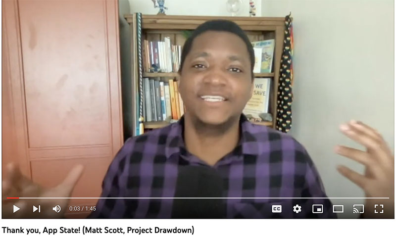 Matt Scott video message