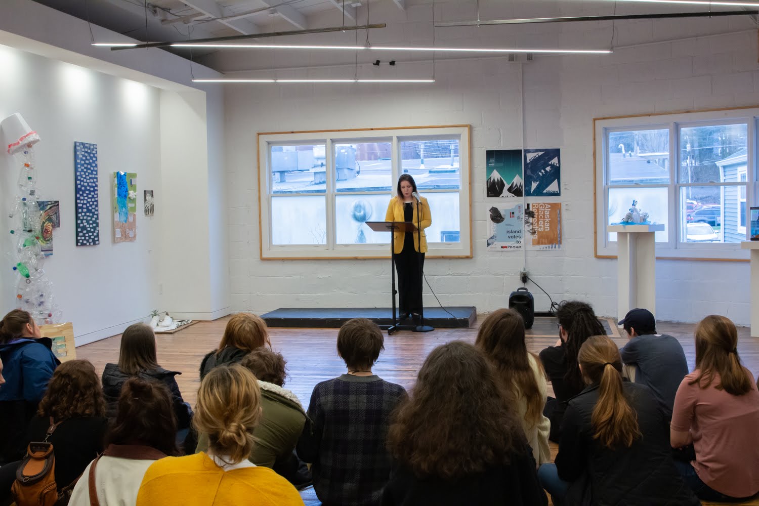 Speaker at one of the annual showcase events